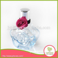 perfume bottle flower,single face ribbon bow decoration Bottle